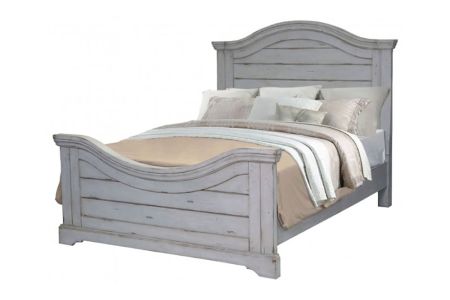 American Woodcrafters Stonebrook Panel Bed with Headboard, Footboard, and Rails