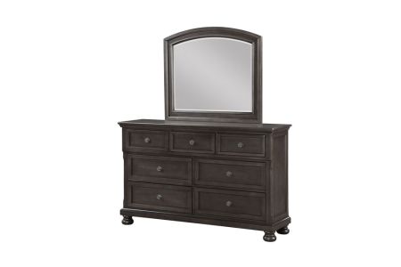 Avalon Soriah Grey Dresser Mirror Set