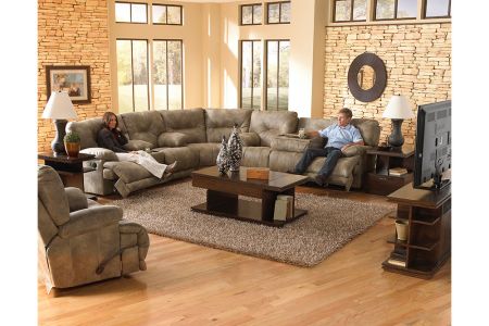 Catnapper Voyager Brandy Sectional