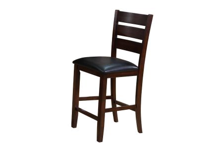 CrownMark Bardstown Espresso  Counter Height Pair of Chairs