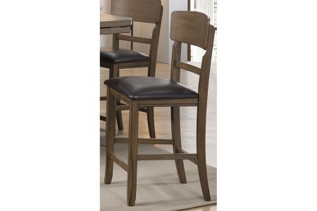 CrownMark Conner Counter Height Pair of Chairs