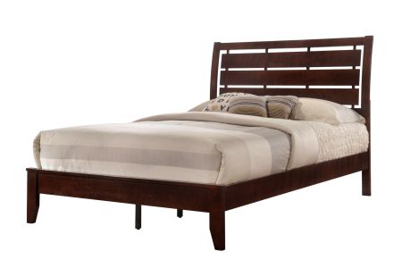 Crown Mark Evan Bed with Headboard, Footboard and Rails
