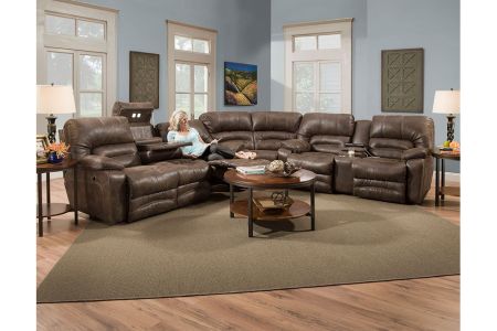 Franklin Legacy Chocolate Sectional