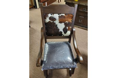 Lone Star Rustic Gran Hacienda Herradura Leather Pair of Side Chairs