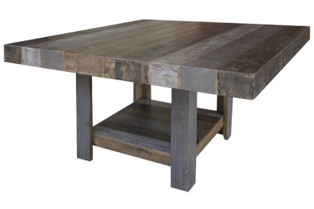 IFD Loft Brown Square Dining Table