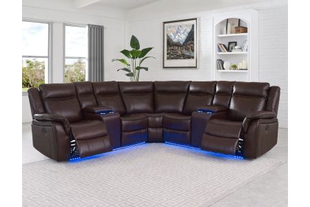 Steve Silver Levin Cocoa Power Sectional