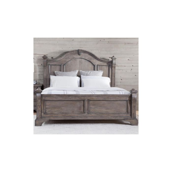 American Woodcrafters Heirloom Bed with Headboard, Footboard and Rails