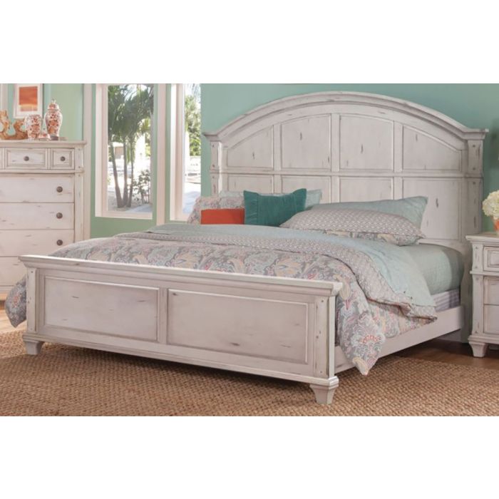 American Woodcrafters Sedona Panel Bed with Headboard, Footboard, and Rails