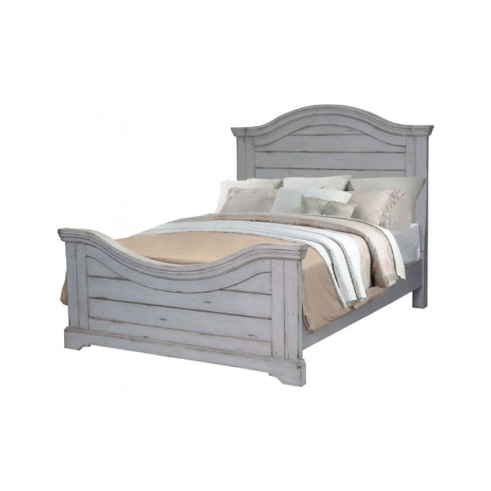 American Woodcrafters Stonebrook Panel Bed with Headboard, Footboard, and Rails