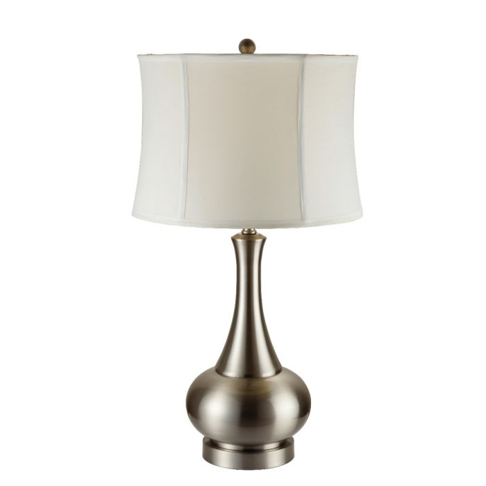 Crown Mark Traditional Pewter Table Lamp