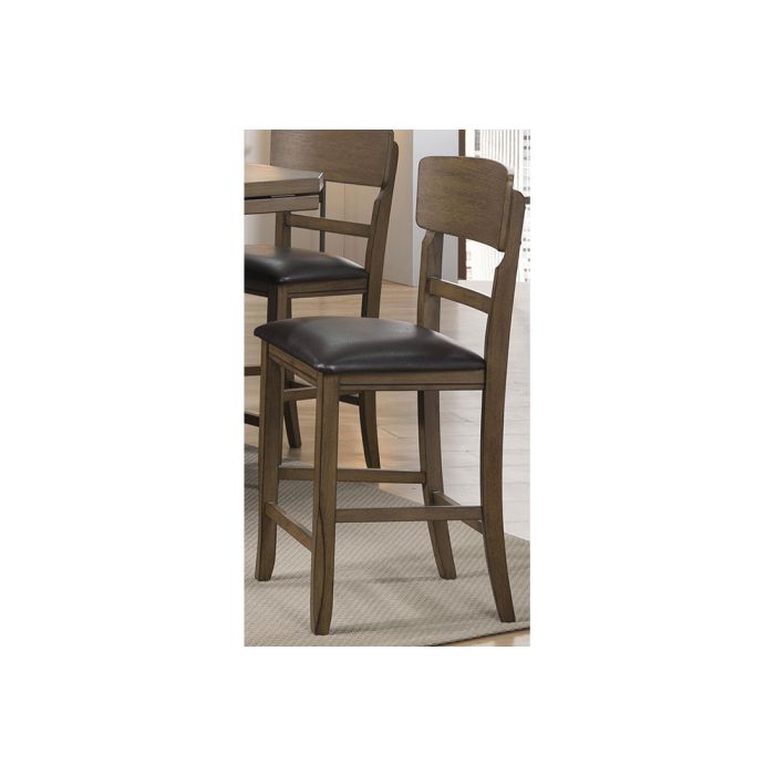 CrownMark Conner Counter Height Pair of Chairs