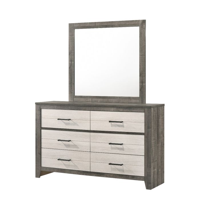 Crown Mark Rhett Dresser and Mirror