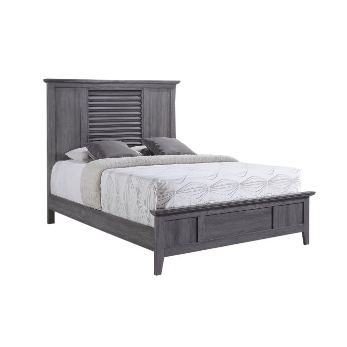 CrownMark Sarter Bed with Headboard, Footboard and Rails