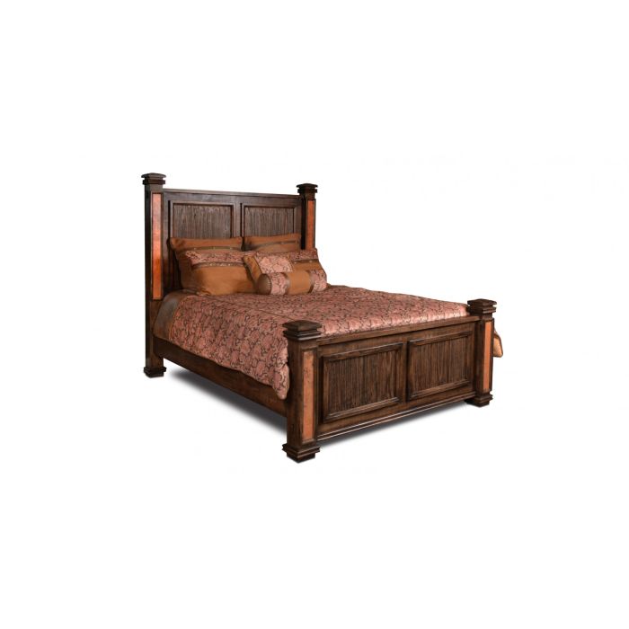 Horizon Homes Copper Canyon Bed with Headboard, Footboard, and Rails