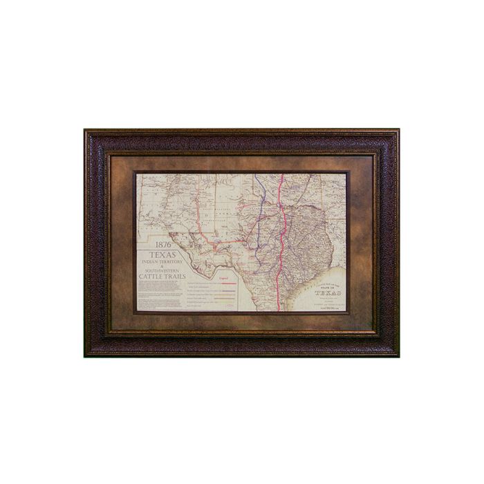 LMT Small 1876 Indian Territory Map