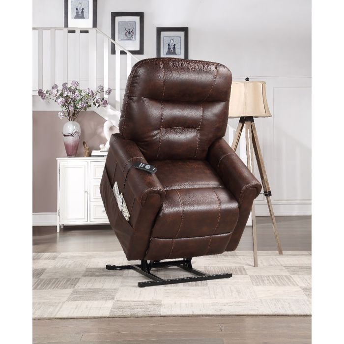 Steve Silver Ottawa Power Walnut Lift Chair