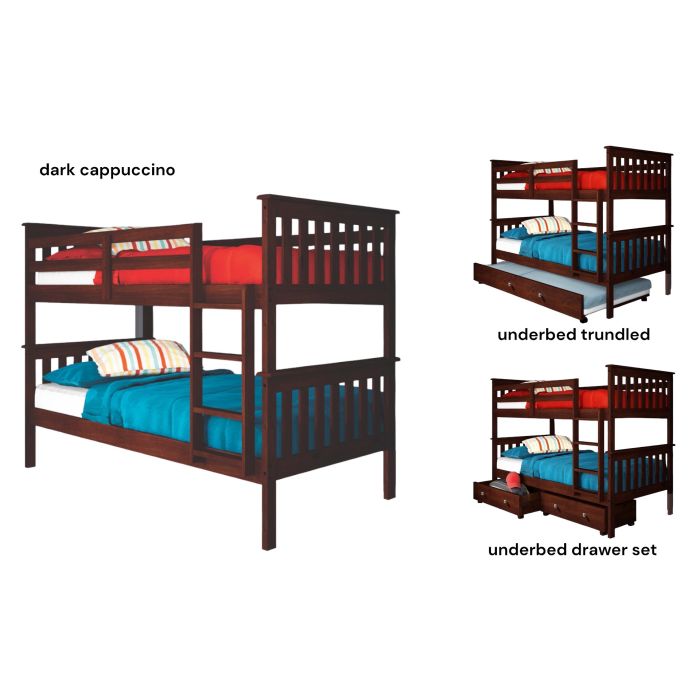 Donco Twin over Twin Mission Bunkbed