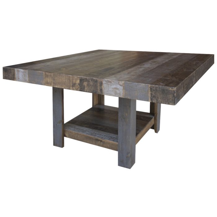 IFD Loft Brown Square Dining Table
