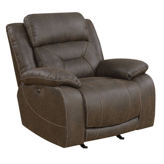 Steve Silver Aria Saddle Brown Power Recliner