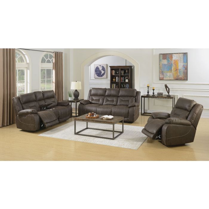 Steve Silver Aria Saddle Brown Power Collection
