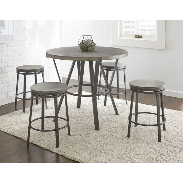 Steve Silver Portland 5 Piece Counter Height Table Set