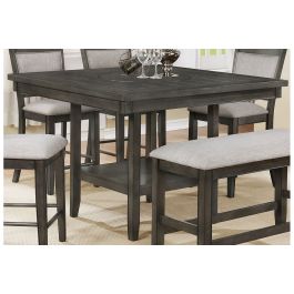Crown Mark Fulton Grey Counter Height Table