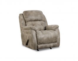 Passion grey quilted rocker store recliner
