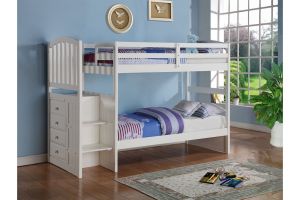 donco louver twin over full bunk bed