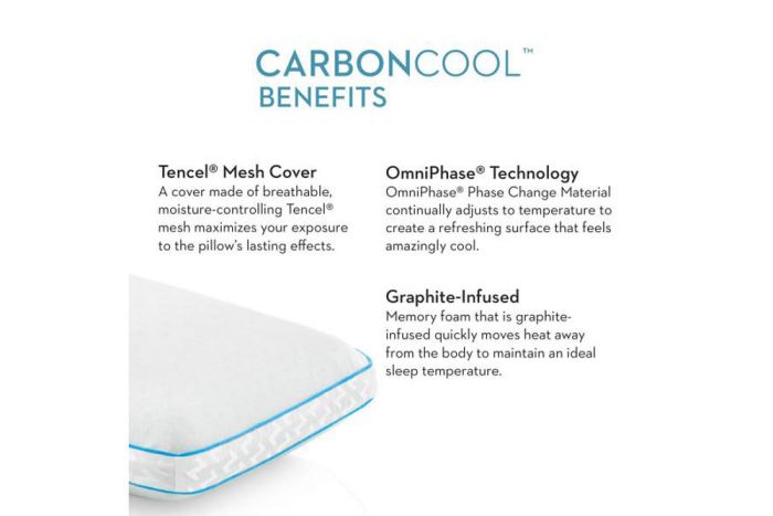 malouf carbon cool pillow
