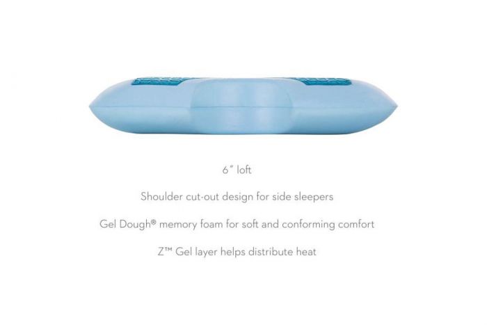 Malouf Shoulder Zoned Gel Dough Pillow